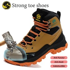 Mens Work Boots Steel toe boots Safety Shoes Waterproof Indestructible Sneakers