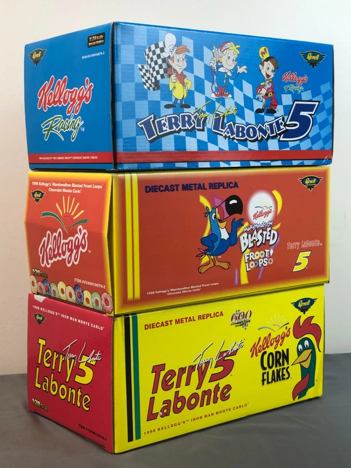 Chevrolet Monte Carlo 1998/1999 Terry Labonte Kellogg's diecast 3 Revell 1:24 Foto 4 de 4