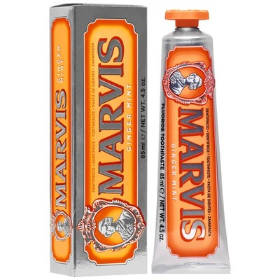 Marvis Ginger Mint Zahnpasta 85 ml   Ingwer-Minz, mit Fluorid, vegan