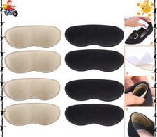 4 Pairs Heel Grips for Men and Women Heel Pads for Shoes Too Big Self-Adhes