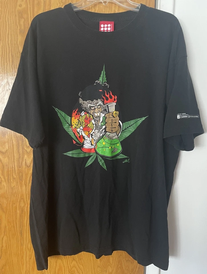 Винтажная футболка Y2K Smoke Out Tour 2000 Drunknmunky размер XXL Cypress Hill Stoner - Изображение 3 из 4