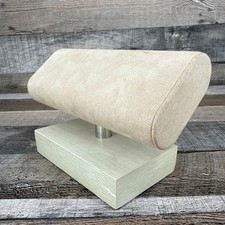 Faux Suede Wooden T-Bar Watch Bracelet Display Stand