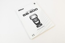 Nikon AF Speedlight SB-800 Instruction Manual Guide Book G552