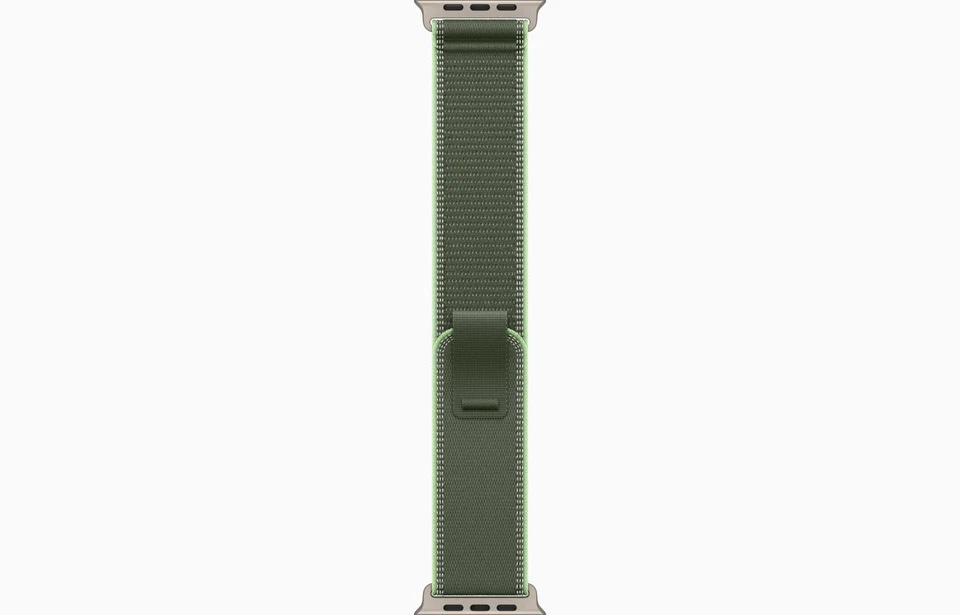 Correa para Apple Watch Genérica 49 mm Ultra Ultra2 Ultra 3 Trail Loop. Neón verde. M/L Foto 2 de 3