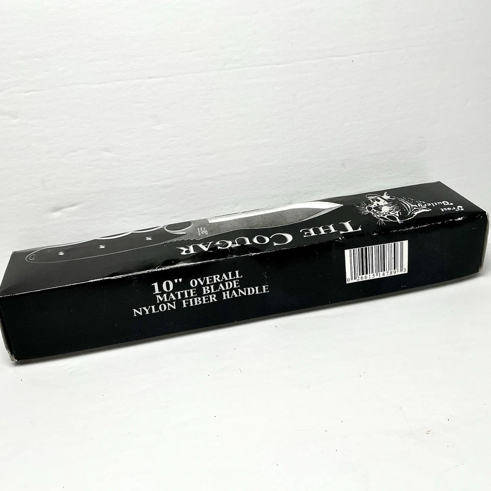 "Cuchillo de 10"" The Cougar de Frost Cubiertos Fijos 4"" Hoja Supervivencia Skinner Nuevo" Foto 4 de 4