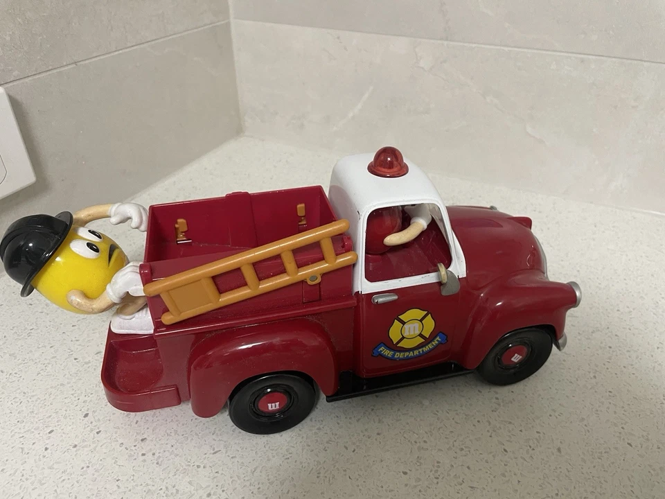 2006 M&M's Fire Truck Candy Dispenser - image 2 of 3