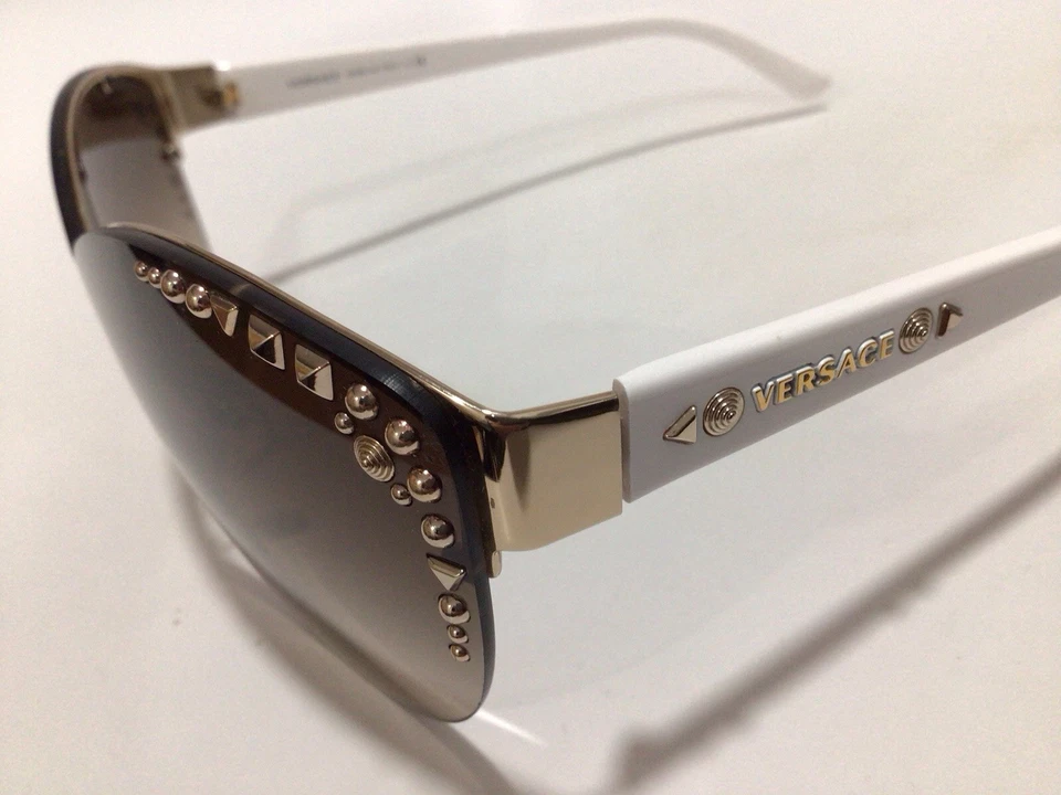 VERSACE Ladies STUDDED SHIELD Sunglasses - Image 4 of 4