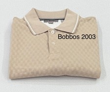 Ted Baker Men  s Short Sleeve Polo Shirt, Tan, Size M