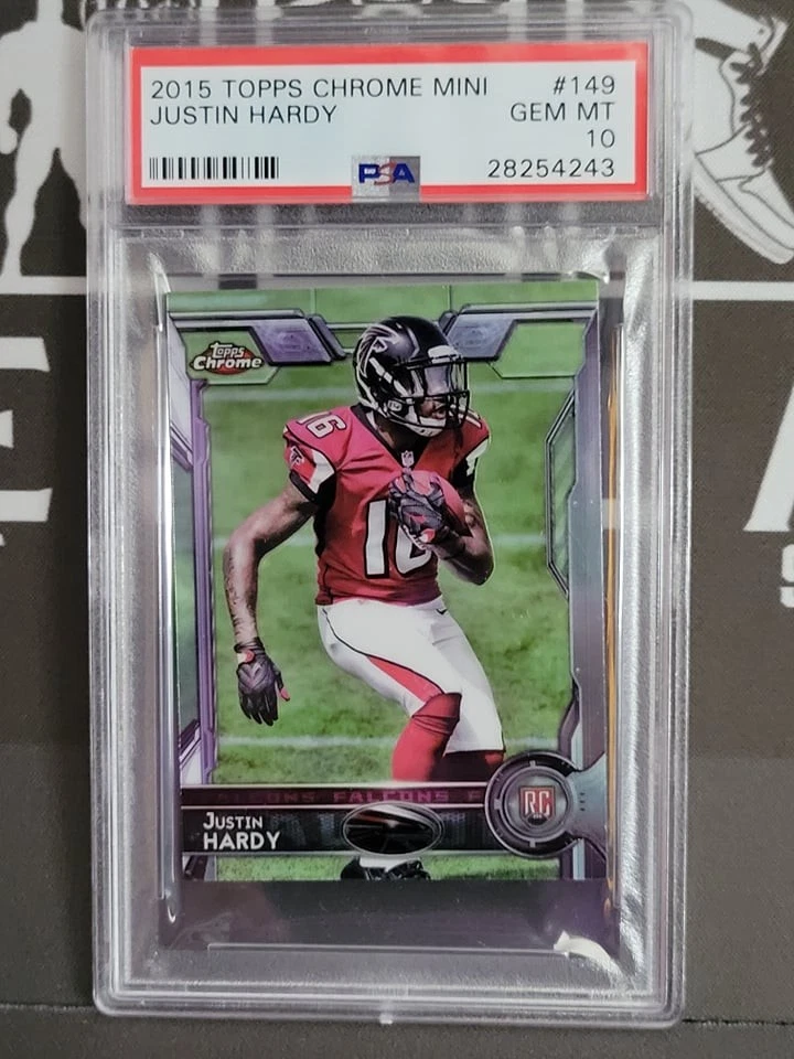 Justin Hardy Topps Chrome Mini #149 Base
