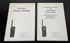 Yaesu FT-411 Technical Supplement  Addendum manuals 2x ORIGINALs 