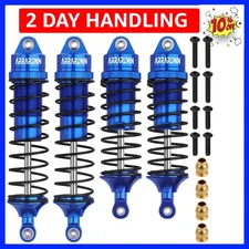 4PCS 1:10 Scale RC Car Shock Front & Rear Shock Absorber Assembled Set Compat...