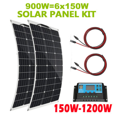 150-600-1200 Watt Solar Panels Monocrystalline Cell High-Efficiency PV Module