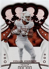 2020 Panini Chronicles Draft Picks Collin Johnson Red Crown Royale