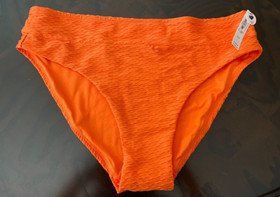 Victoria's Secret Bikini Mix & Match High-Waist Full Bottom Orange - SZ XL   NEW