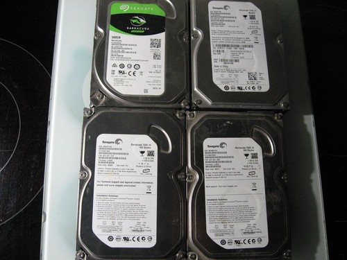 4 Festplatten S-ATA 3,5 Zoll gebraucht