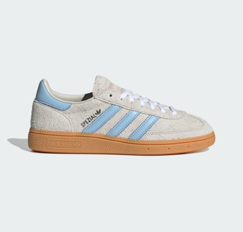 New Adidas Women's Handball Spezial Shoes - Alumina / Clear Sky (JS0241)