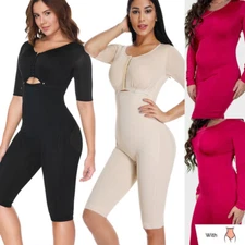 Faja Colombiana Women Post Surgery Full Body Shaper Slimming Arm Girdle with Bra