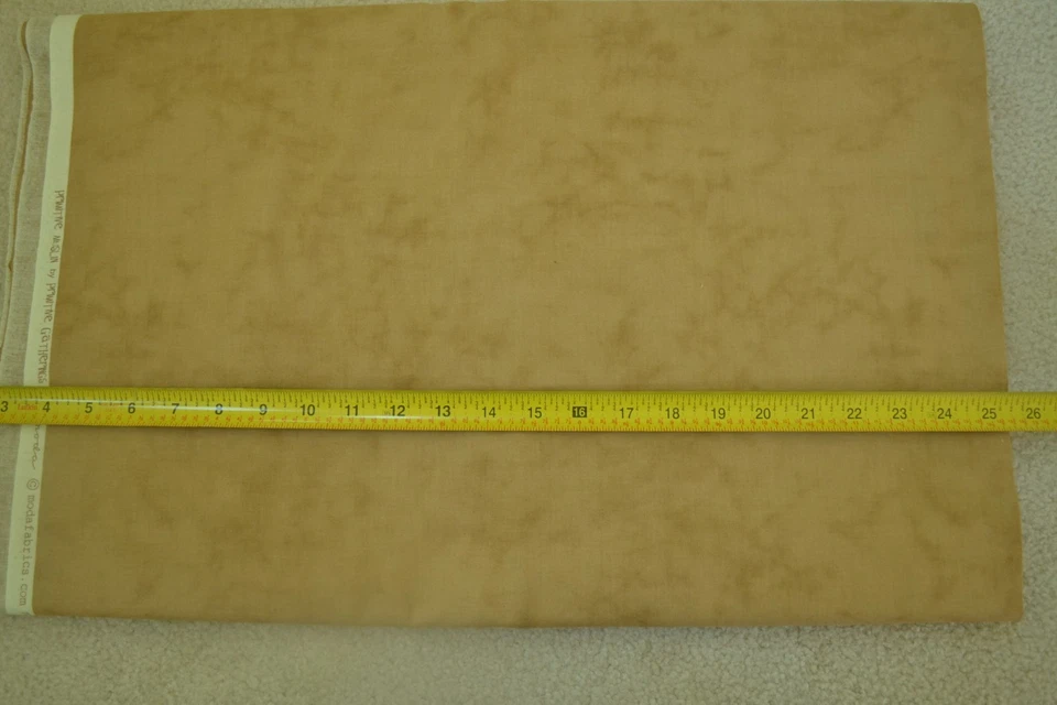 By 1/2 Yd, Marbled Tan Quilt Cotton, Moda/Primitive Gatherings, Japan, M7036 - Image 3 of 4