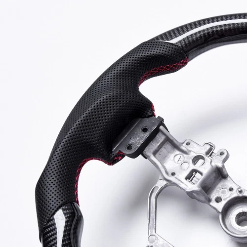 Echtes Kohlefaser-Lenkrad Tanne Fit Lexus IS 250 350 RX350 CT200 2013-2025 - Bild 5 von 11