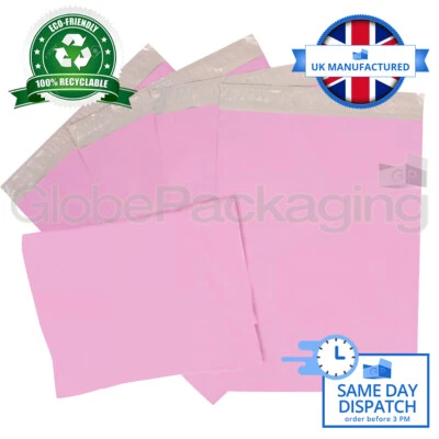 PROPLAST STARKE ROSA POST KUNSTSTOFF PORTO POLY VERSANDTASCHEN POSTKARTEN *ALLE GRÖSSEN/MENGEN*