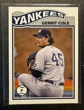 2021 Topps UK Edition Gerrit Cole  1978-79 Redux #SR-20 NM