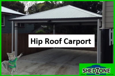 4594 Hip Roof Carport 6x6x2 4 Sheds Storage Gumtree