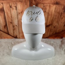 NEW White   Bride To Be   Bachelorette Party Adjustable Baseball Hat Cap OS