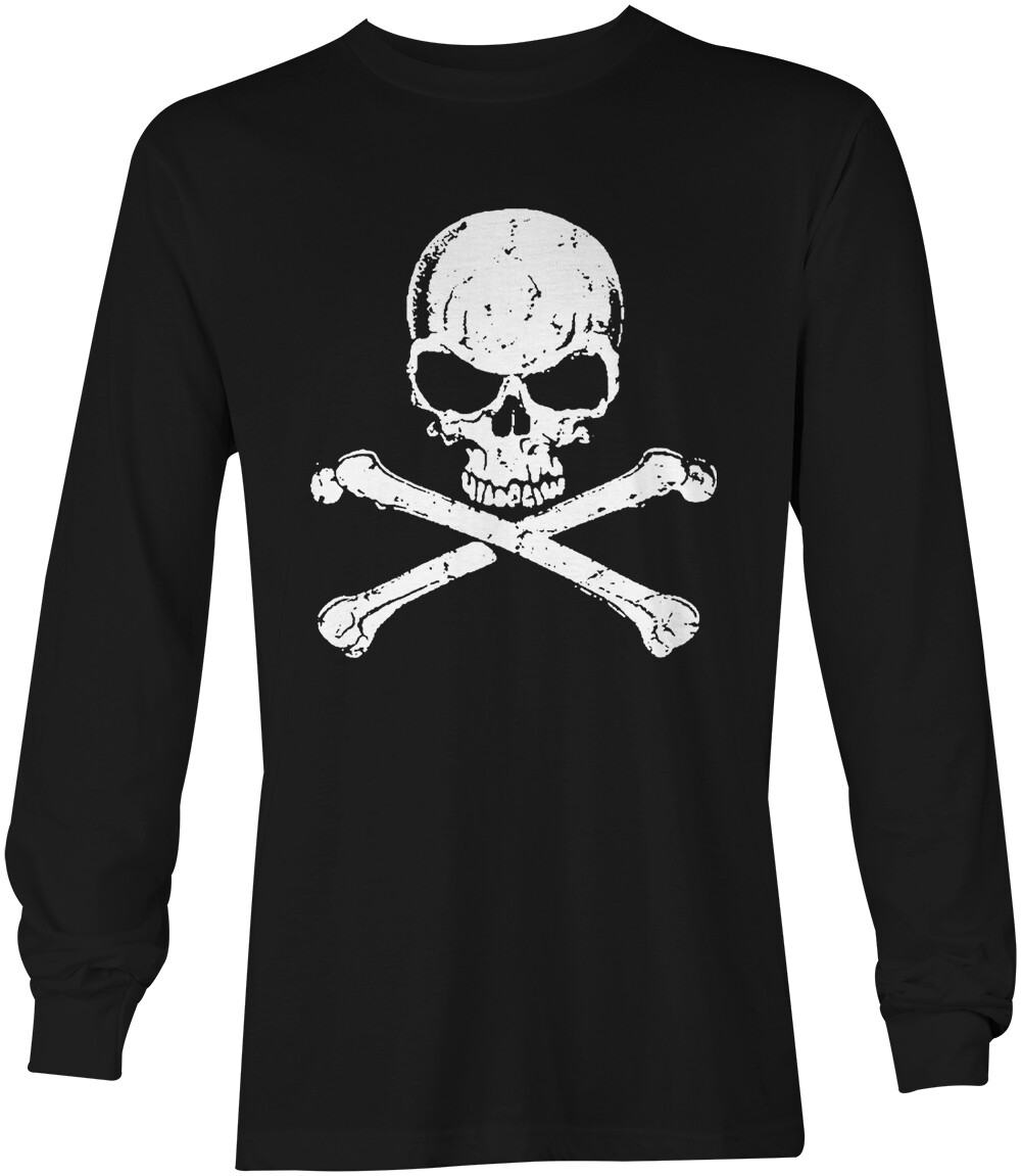 【HAVE A GOOD TIME】Bone Logo Long Sleeve Long-Sleeve Logo T-Shirt w Hold Fast arm // Unisex — 59º
