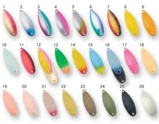 FOREST MIU 1.5 G JAPANESE AREA FISHING MICRO SPOON SELECT COLOR RAINBOW LURE TRO