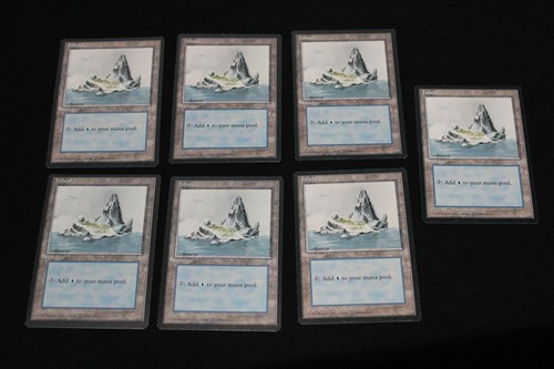 island (a) (x seven) Ice Age Lightly Played MTG - 第 1/3 張圖片