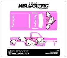 '83 CHEVY SILVERADO Custom WaterSlide Decal  for hot wheels 1/64 062