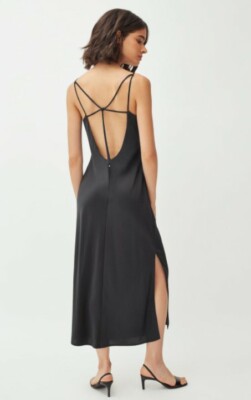 cuyana silk dress Silk Cut out Dress Cuyana