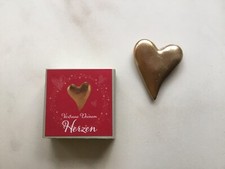 Handschmeichler Bronze   Herz 4,2 x 3,5 cm   Maria Laach