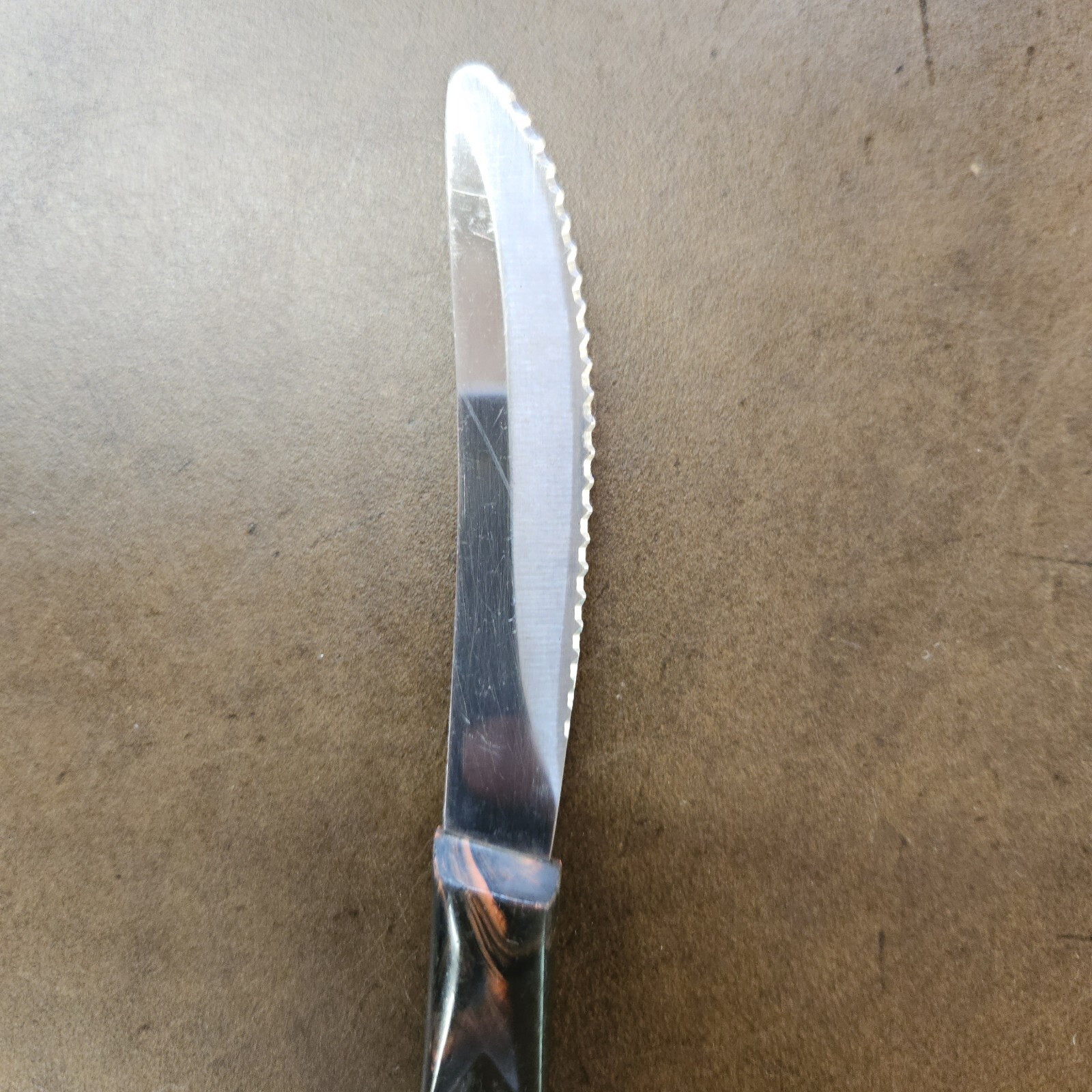 CUTCO 1759 KK Steak Knife Dark Brown Handle Made In USA eBay