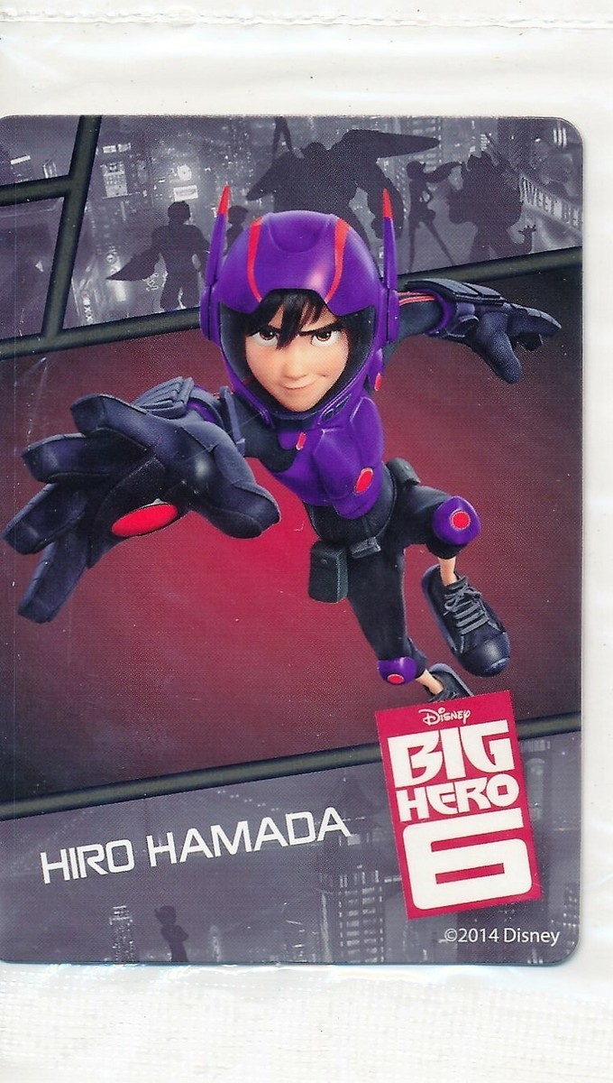 2014 SUBWAY DISNEY BIG HERO 6 COMPLETE PROMO CARD SINGLE HIRO