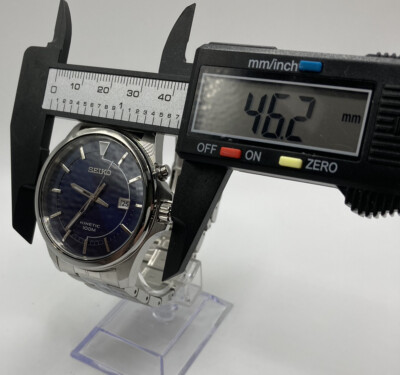Seiko Kinetic 5M82A Men's Blue Dial Stainless Steel 6 Jewels Wrist