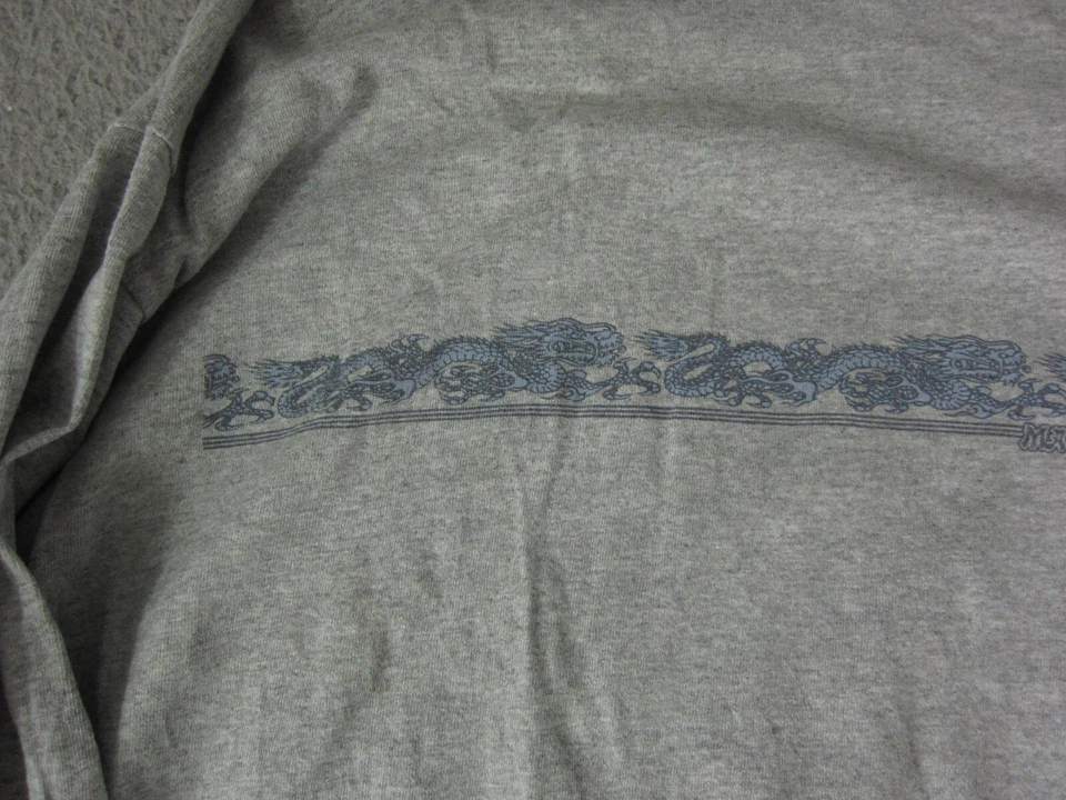 Vintage Maui & Sons Shirt Adult Extra Large XL Gray Dragons Made in USA Mens - Image 3 of 4