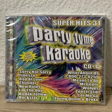    Party Tyme Karaoke , Super Hits 31 CD NEW CRACKED CASE 
