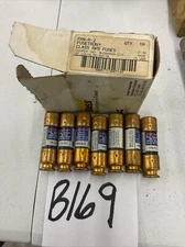 Fusetron FRN-R-2 , 2 Amp Fuses Class RK5  lot of 7- ECS