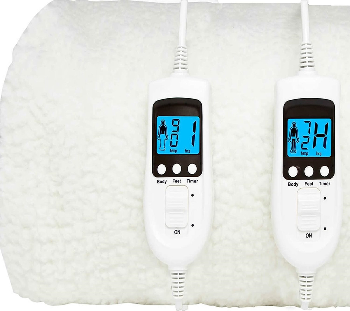 Homefront Electric Blanket Double Size Dual Control Premium Fleece Fully  Fitted 5060100644196 | eBay