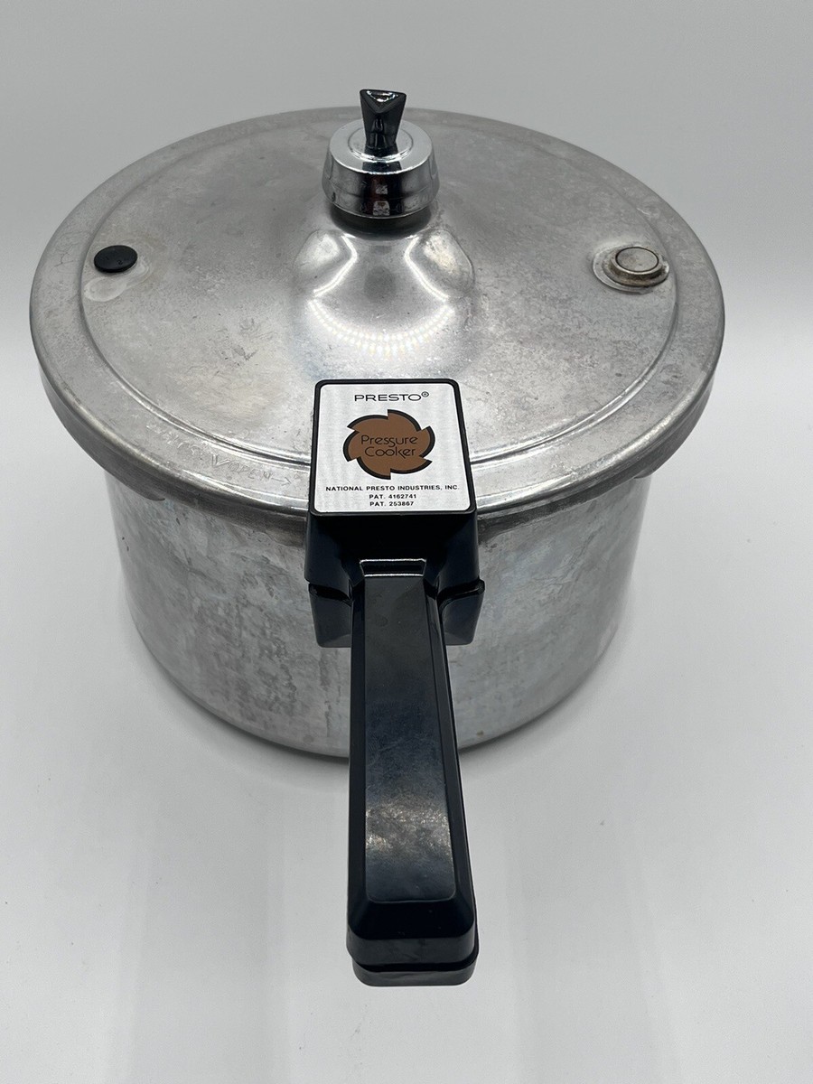Vintage Presto Pressure Cooker Stainless Steel 409A