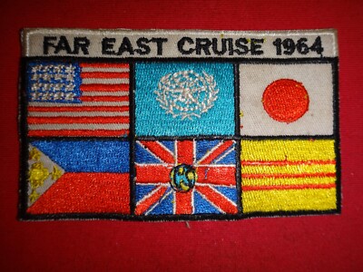 US Navy FAR EAST CRUISE 1964 Vietnam War Patch