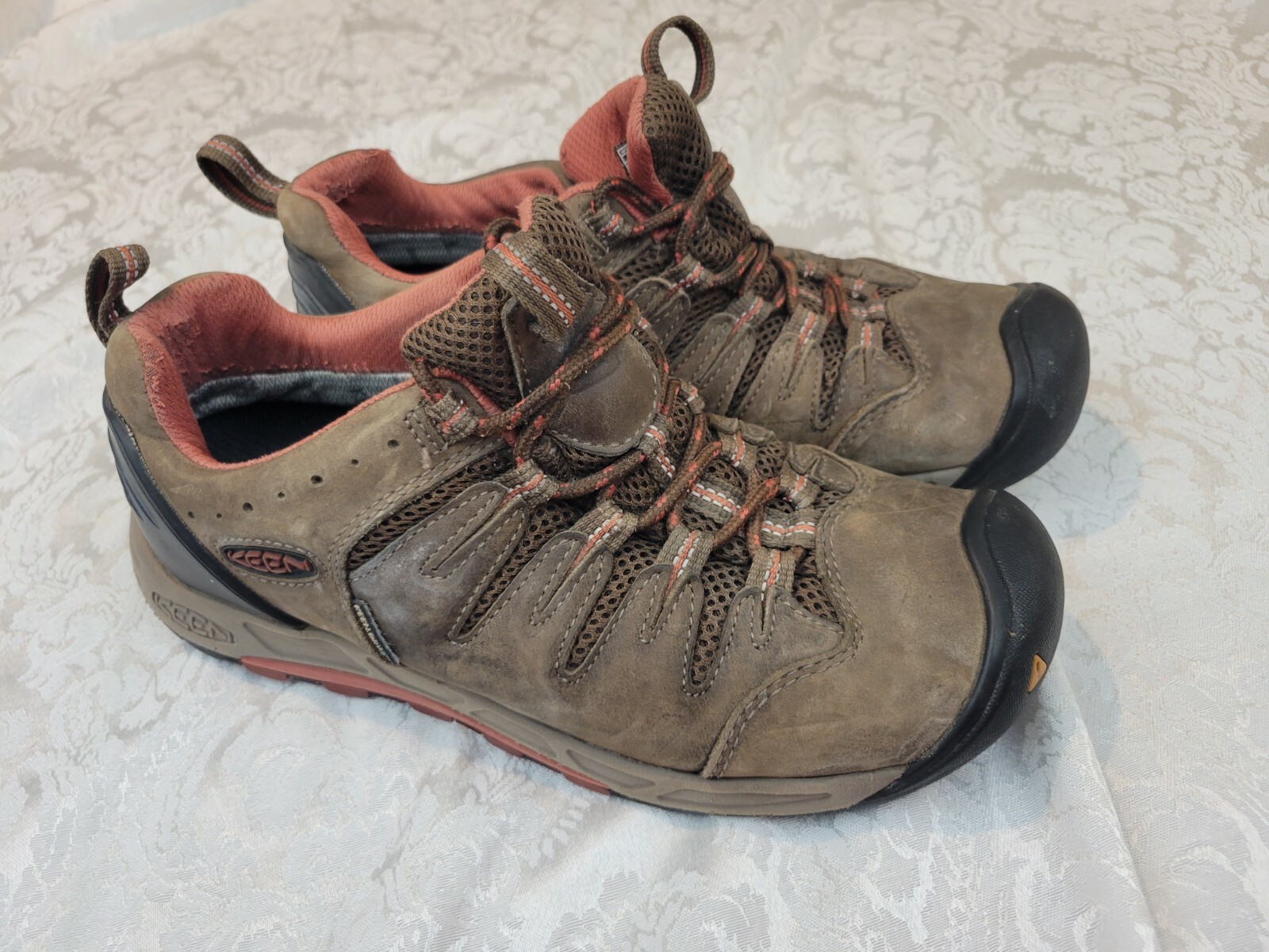 Scarpe stivaletti da trekking Keen Bryce da uomo 7 5 Keen Dry in pelle marrone