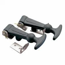 Grayston Rubber Bonnet Boot Hooks Pair Motorsport Rally Tractor Plant Digger