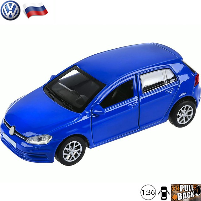 Diecast Cars 136 Scale Volkswagen Golf 7 Hatchback Russian Collectible