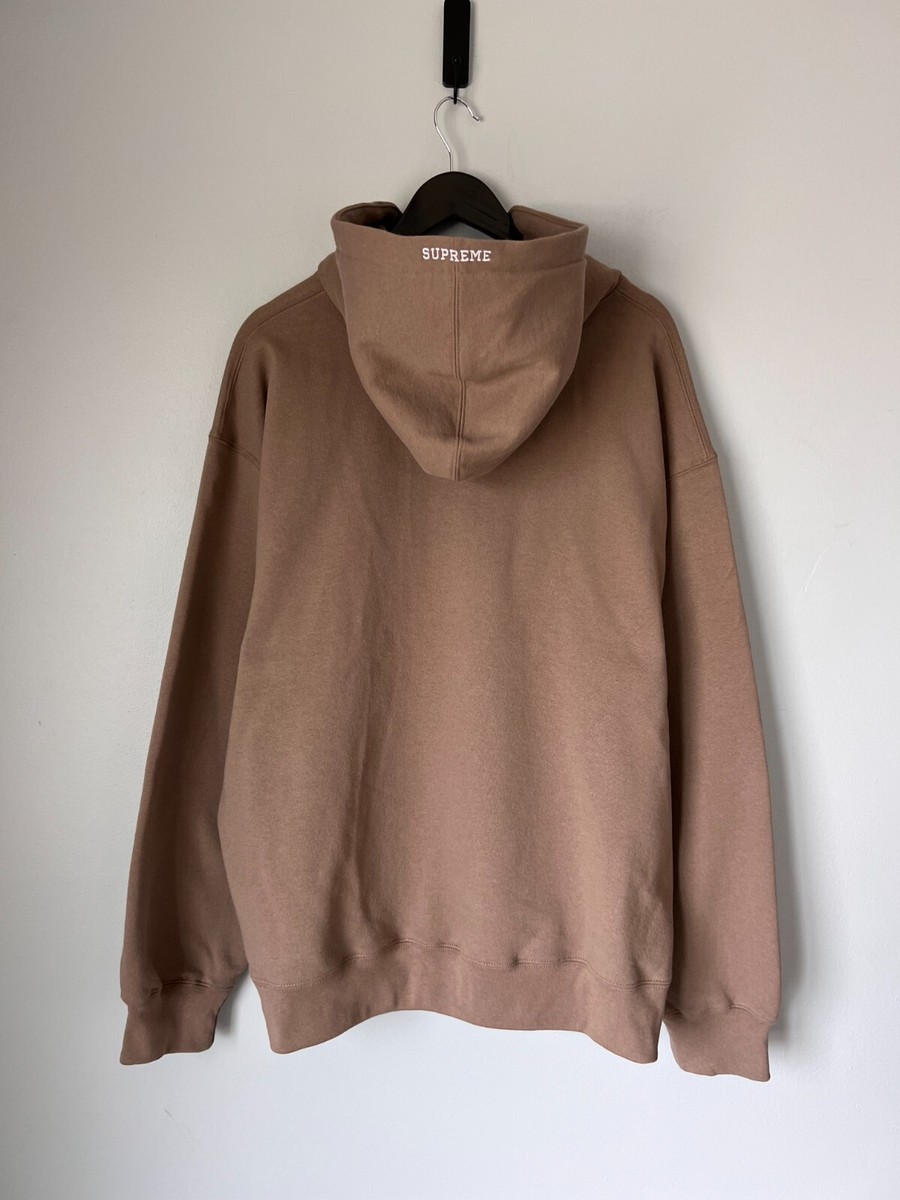 Supreme S Logo Hoodie - Size XL - Dusty Brown - NEW | eBay