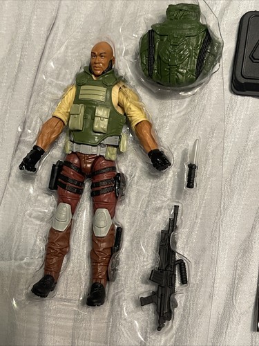 GI JOE 2017 ROADBLOCK SDCC revolution TRANSFORMERS Complete With Stand + Card - Picture 3 of 5