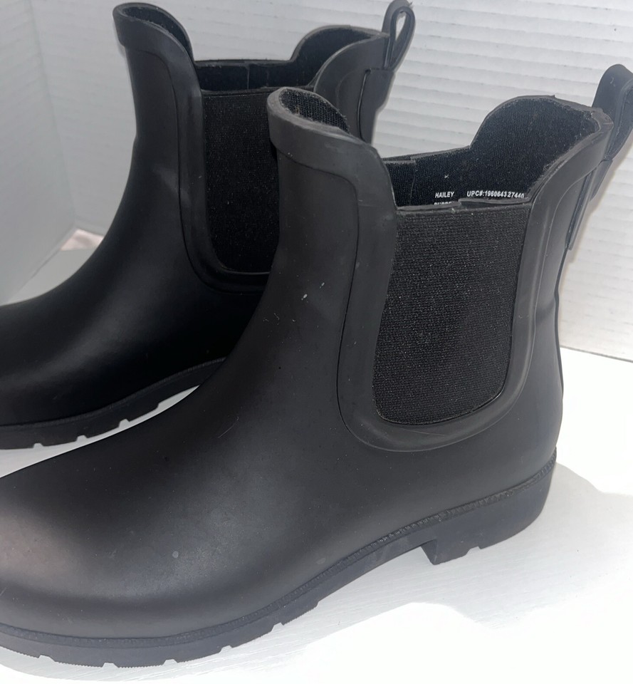 Eddie Bauer Boot Womens 7M Black Hailey Waterproof Weather Resistant