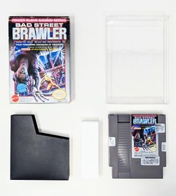 Bad Street Brawler Nintendo NES Complete w/ Manual - Tested Works