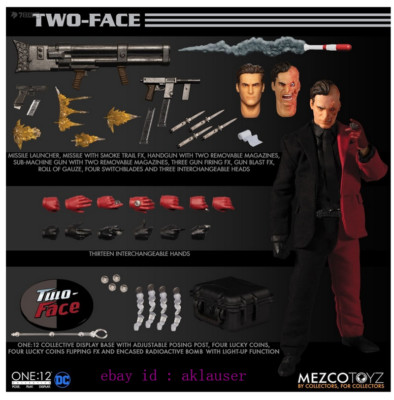 Mezco Toyz 1/12 DC Comics Two-Face Action Figure Toy Model In Stock